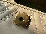 Gucci GG Marmont Mini Shoulder Bag White - 5