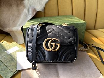 Gucci GG Marmont Mini Shoulder Bag Black