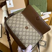Gucci 1955 Horsebit Shoulder Bag In Brown - 3