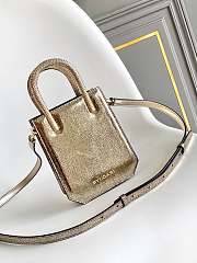 Bvlgari Serpentine mini tote bag in golden pony - 1