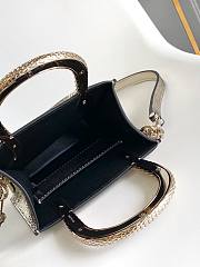 Bvlgari Serpentine mini tote bag in golden pony - 6
