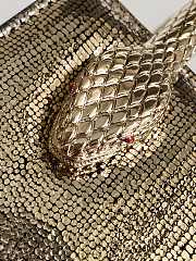 Bvlgari Serpentine mini tote bag in golden pony - 3
