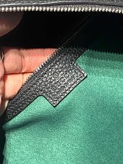 Gucci GG jumbo medium backpack in black GG leather - 6