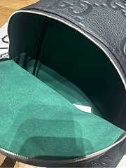 Gucci GG jumbo medium backpack in black GG leather - 5