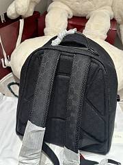 Gucci GG canvas medium backpack in black - 6