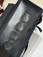 Gucci GG canvas medium backpack in black - 3