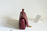 Gucci GG Milano small top handle bag In Burgundy - 6