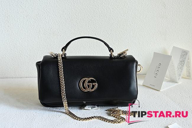 Gucci GG Milano small top handle bag In Black - 1