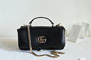 Gucci GG Milano small top handle bag In Black - 1