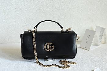 Gucci GG Milano small top handle bag In Black
