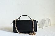 Gucci GG Milano small top handle bag In Black - 5