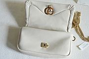 Gucci GG Milano small top handle bag In White - 2