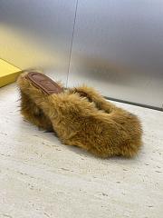 Fendi Open-Toe Lounge Slippers Yellow - 3