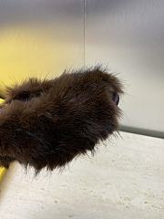 Fendi Open-Toe Lounge Slippers Brown - 5