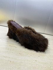 Fendi Open-Toe Lounge Slippers Brown - 2