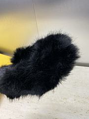 Fendi Open-Toe Lounge Slippers Black - 3