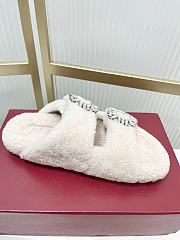 Roger Vivier classic double-diamond-buckle wool slippers 02 - 5