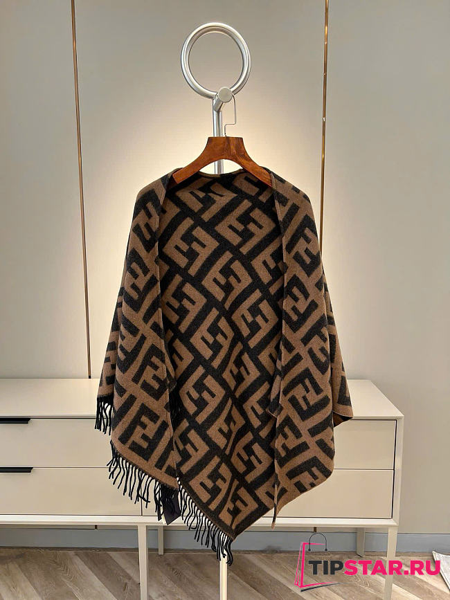 Fendi Scarf In Brown - 1