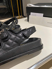 Chanel Sandals In Black Color - 6