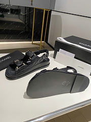 Chanel Sandals In Black Color - 5