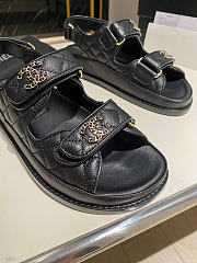 Chanel Sandals In Black Color - 2