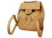Chanel Urban Spirit backpack Caviar In Beige 23x21x15.5cm - 6