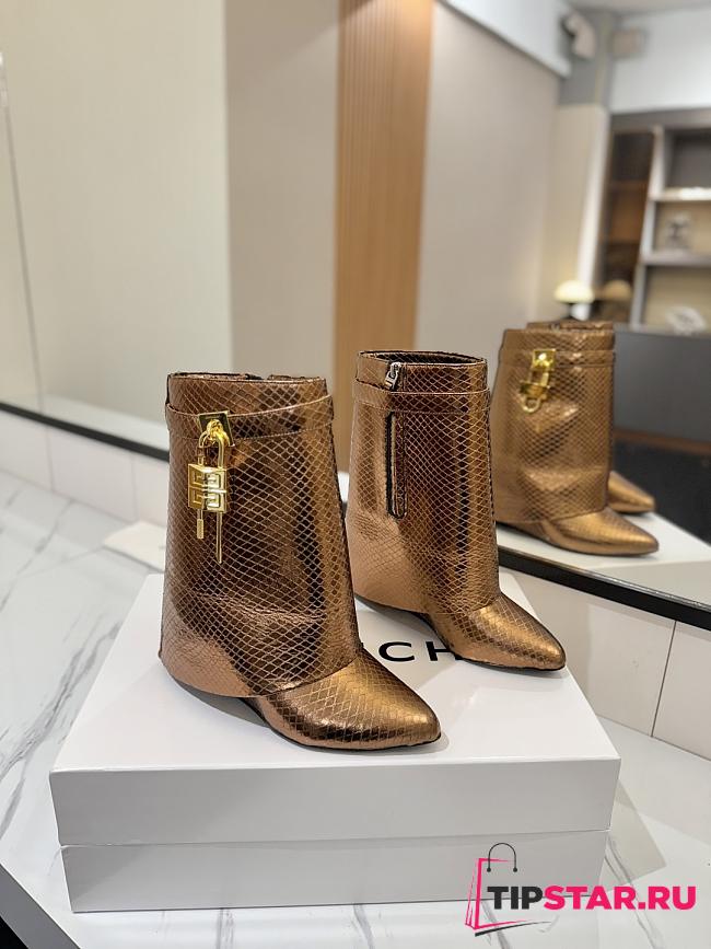 Givenchy Shark Lock Padlock Ankle Boots 04 - 1