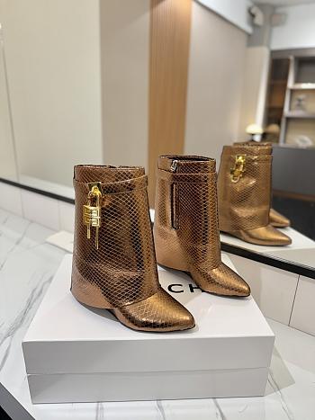 Givenchy Shark Lock Padlock Ankle Boots 04