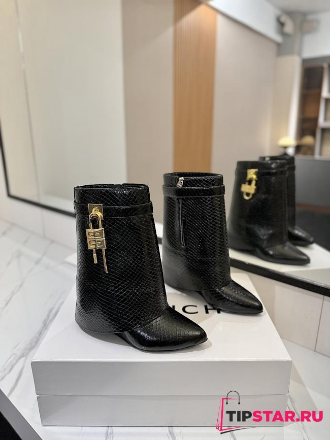 Givenchy Shark Lock Padlock Ankle Boots 03 - 1
