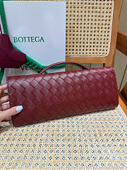 BV Long Clutch Andiamo With Handle Barolo 31x13x3cm - 5