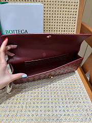 BV Long Clutch Andiamo With Handle Barolo 31x13x3cm - 6