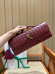 BV Long Clutch Andiamo With Handle Barolo 31x13x3cm - 2