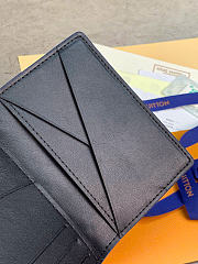 Louis Vuitton Pocket Organizer Taurillon Monogram leather blue - 5