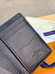 Louis Vuitton Pocket Organizer Taurillon Monogram leather blue - 4