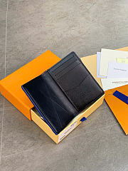 Louis Vuitton Pocket Organizer Taurillon Monogram leather blue - 3