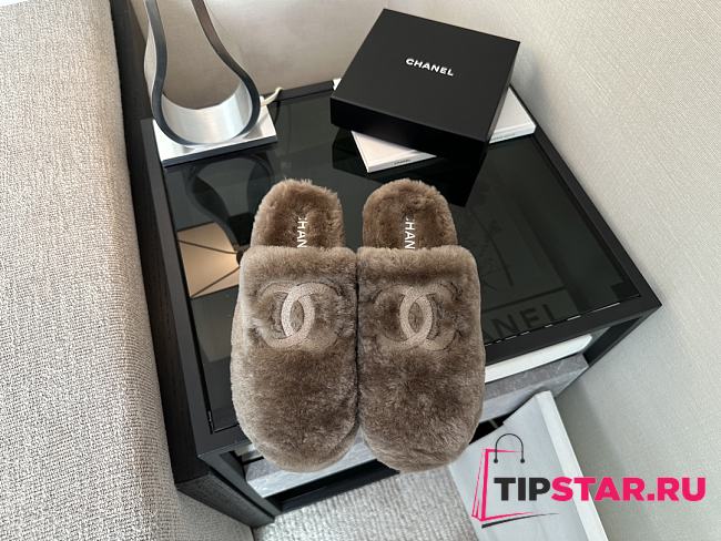 Chanel wool slippers 04 - 1