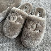 Chanel wool slippers 01 - 3