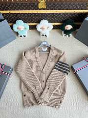 Thom Browne Wool cardigan in beige - 1