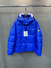 Moncler SERFANTO Down Jacket In Iridescent Blue - 3