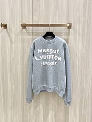 Louis Vuitton new wool yarn embroidered sweatshirt - 1