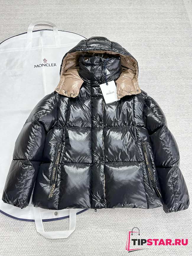 Moncler parana down jacket in black - 1