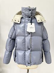 Moncler parana down jacket in blue - 6