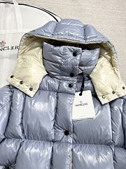 Moncler parana down jacket in blue - 3