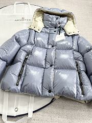 Moncler parana down jacket in blue - 2