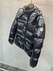 Moncler Glareins Slim Waist Cable Knit Women's Down Jacket Black - 5