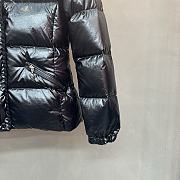 Moncler Glareins Slim Waist Cable Knit Women's Down Jacket Black - 4