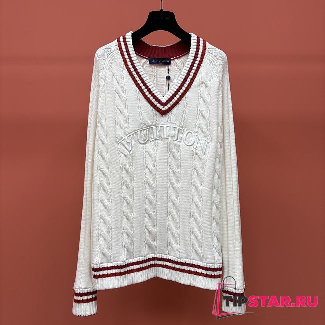 Louis Vuitton V-neck varsity sweater - 1
