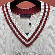 Louis Vuitton V-neck varsity sweater - 3