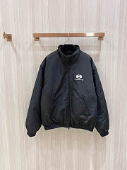 Balenciaga Cocoon Kick padded zippered jacket in black - 1