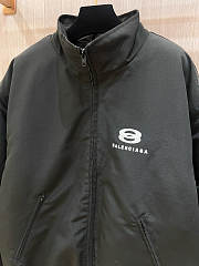 Balenciaga Cocoon Kick padded zippered jacket in black - 5